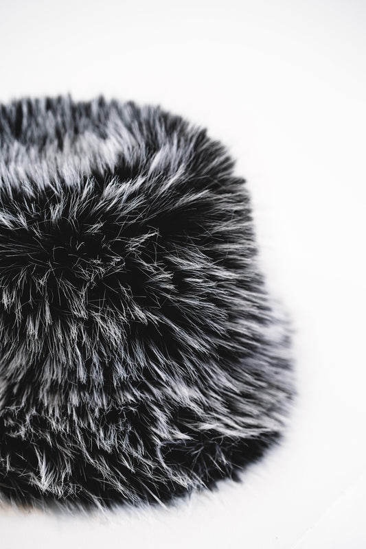 COCO FOX FUR BUCKET HAT